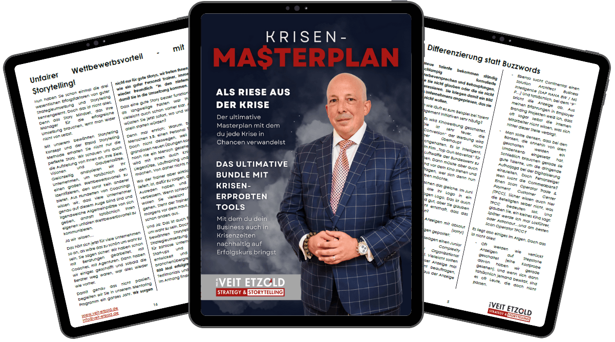 Als Riese aus der Krise - der Krisenmasterplan